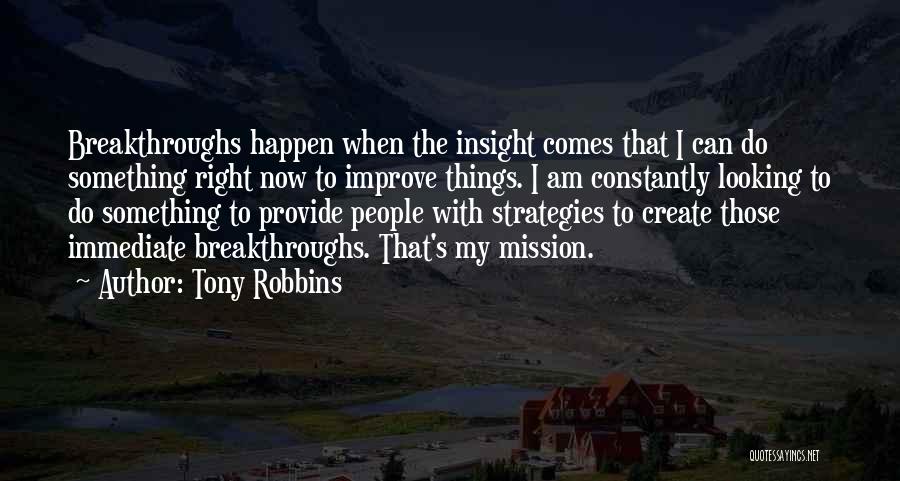 Missions Quotes By Tony Robbins