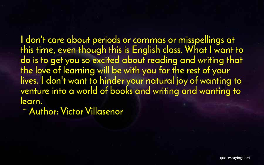 Misspellings In Quotes By Victor Villasenor