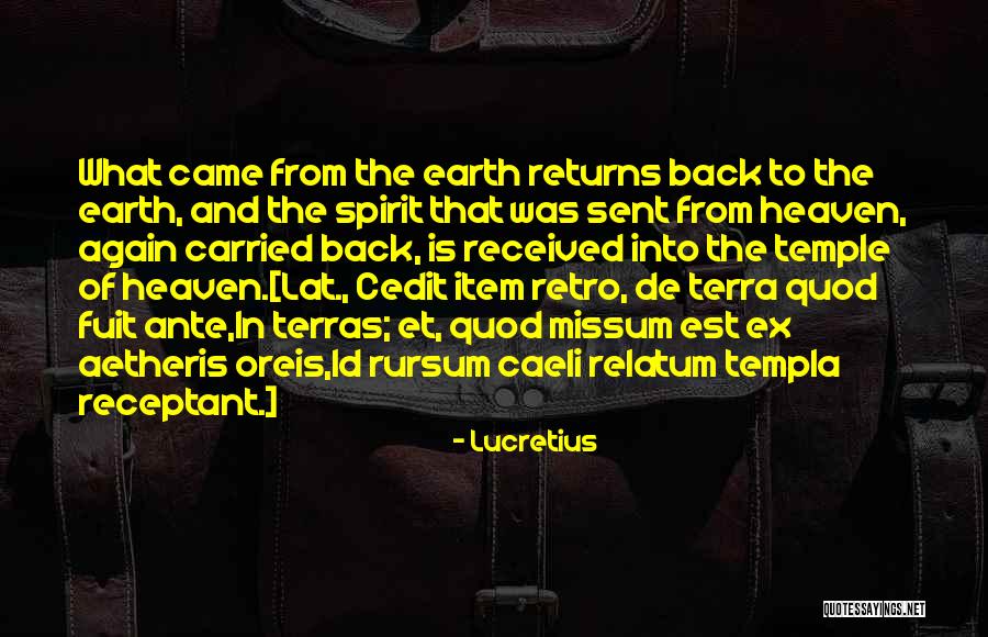 Missum Quotes By Lucretius Missum Quotes By Lucretius