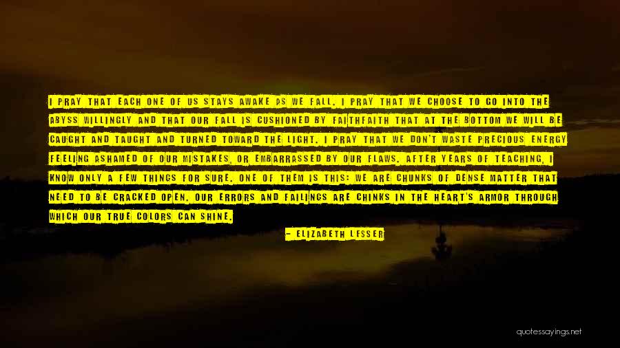 Mistake Feeling Quotes By Elizabeth Lesser Mistake Feeling Quotes By Elizabeth Lesser