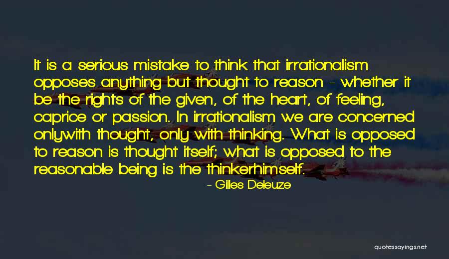 Mistake Feeling Quotes By Gilles Deleuze Mistake Feeling Quotes By Gilles Deleuze