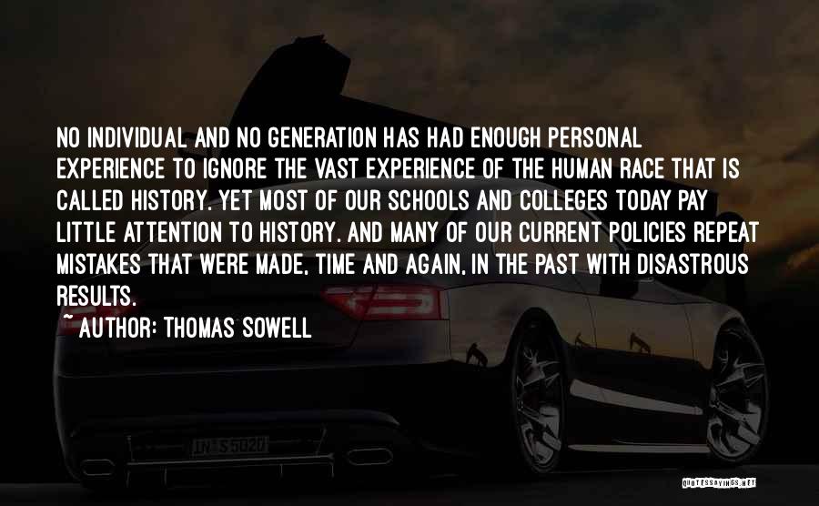 Mistake In The Past Quotes By Thomas Sowell