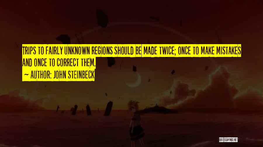 Mistake Once Twice Quotes By John Steinbeck