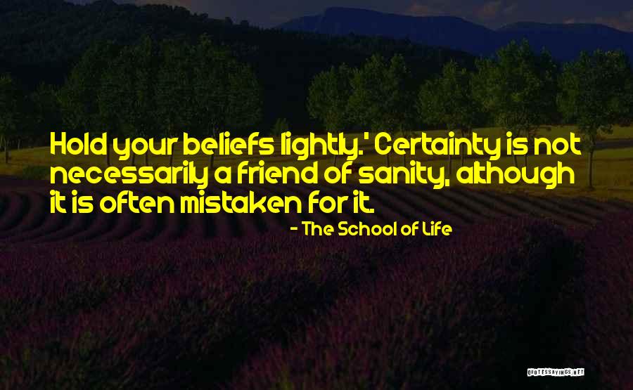 Mistaken Beliefs Quotes By The School Of Life