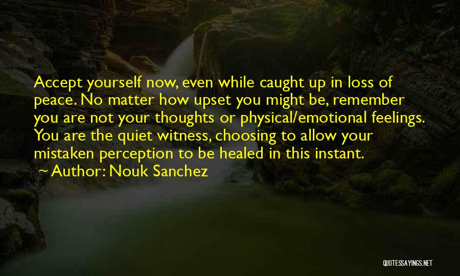 Mistaken Feelings Quotes By Nouk Sanchez