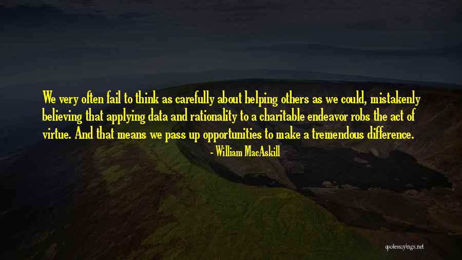 Mistakenly Quotes By William MacAskill Mistakenly Quotes By William MacAskill