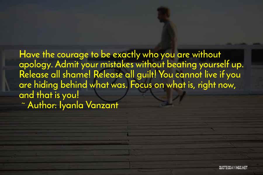 Mistakes Admit Quotes By Iyanla Vanzant