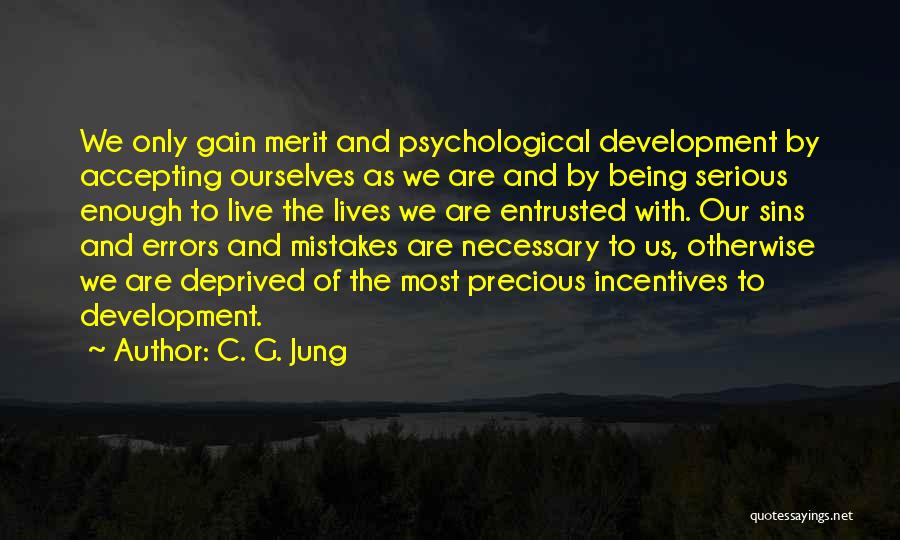 Mistakes And Errors Quotes By C. G. Jung