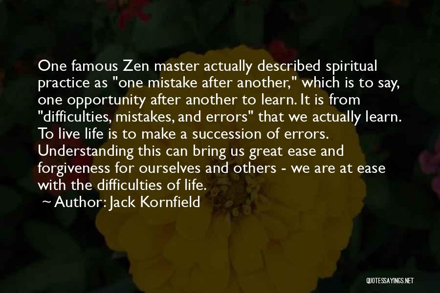 Mistakes And Errors Quotes By Jack Kornfield