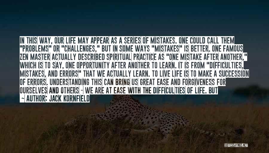 Mistakes And Errors Quotes By Jack Kornfield