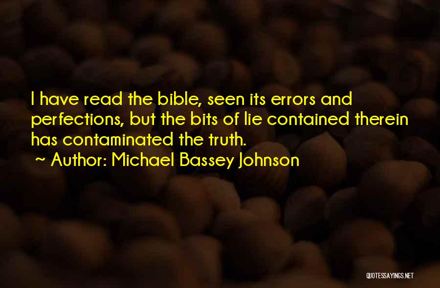 Mistakes And Errors Quotes By Michael Bassey Johnson