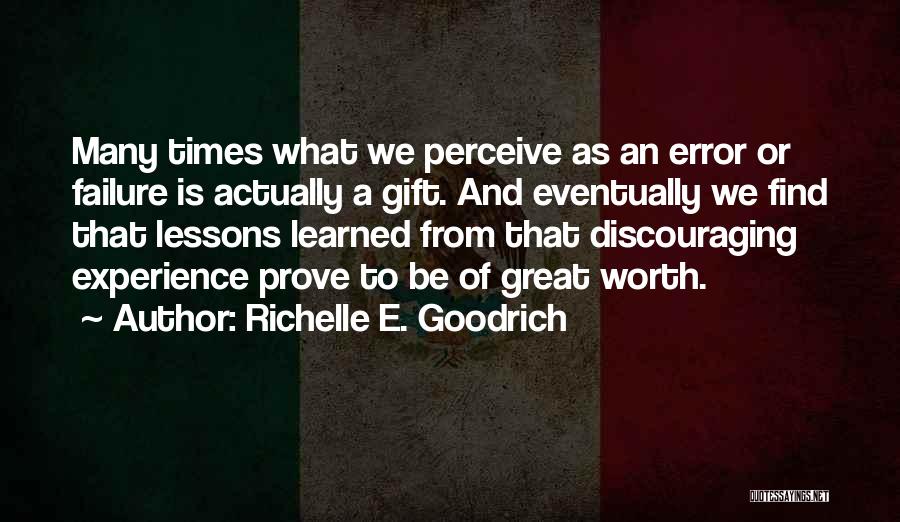 Mistakes And Errors Quotes By Richelle E. Goodrich