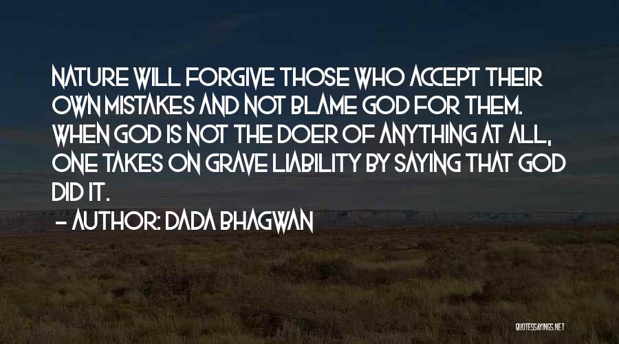 Mistakes And God Quotes By Dada Bhagwan
