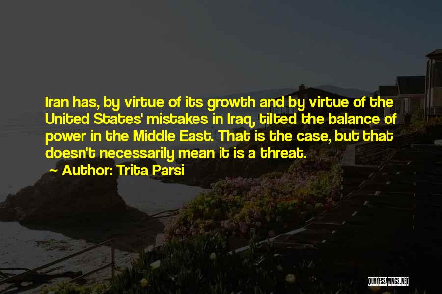 Mistakes And Growth Quotes By Trita Parsi