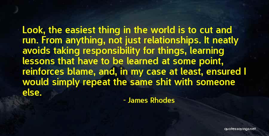 Mistakes And Lessons Learned Quotes By James Rhodes