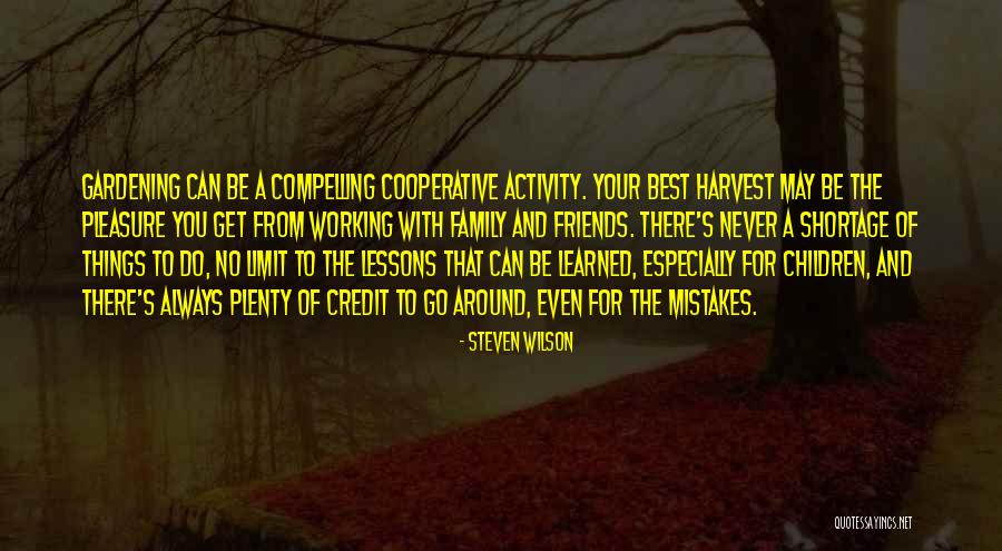 Mistakes And Lessons Learned Quotes By Steven Wilson