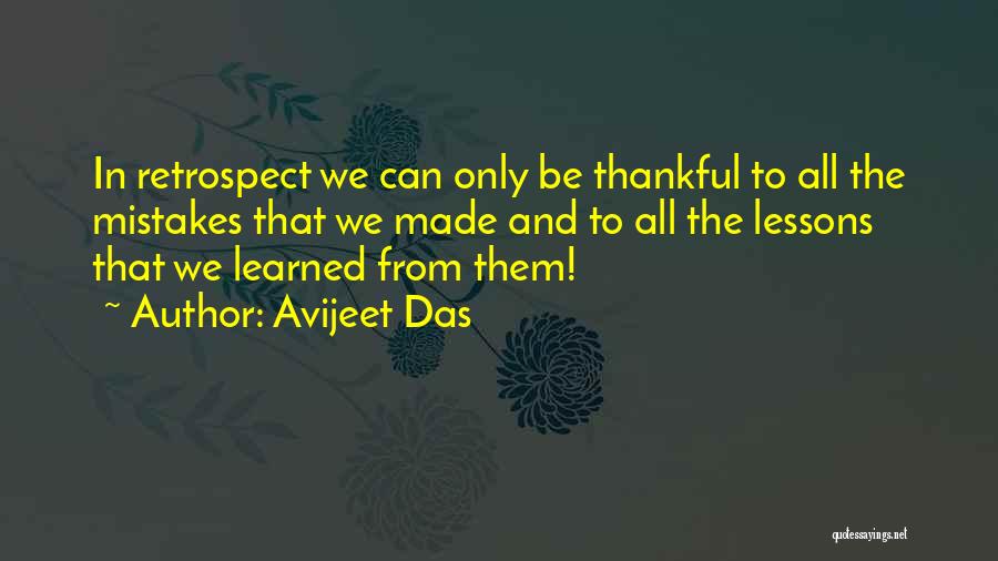 Mistakes And Lessons Quotes By Avijeet Das