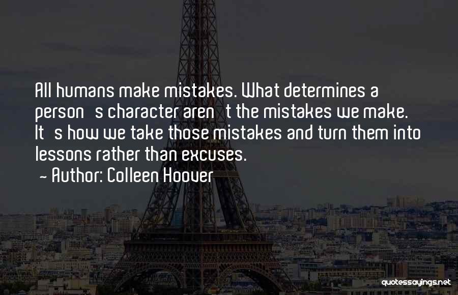 Mistakes And Lessons Quotes By Colleen Hoover
