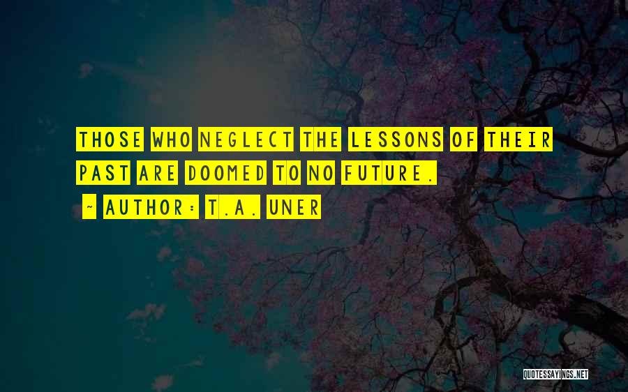 Mistakes And Lessons Quotes By T.A. Uner