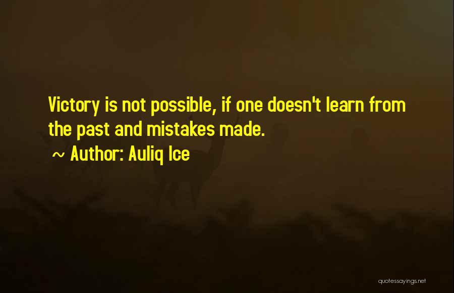 Mistakes And Success Quotes By Auliq Ice