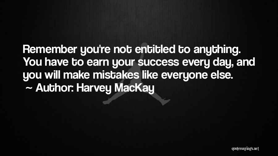 Mistakes And Success Quotes By Harvey MacKay