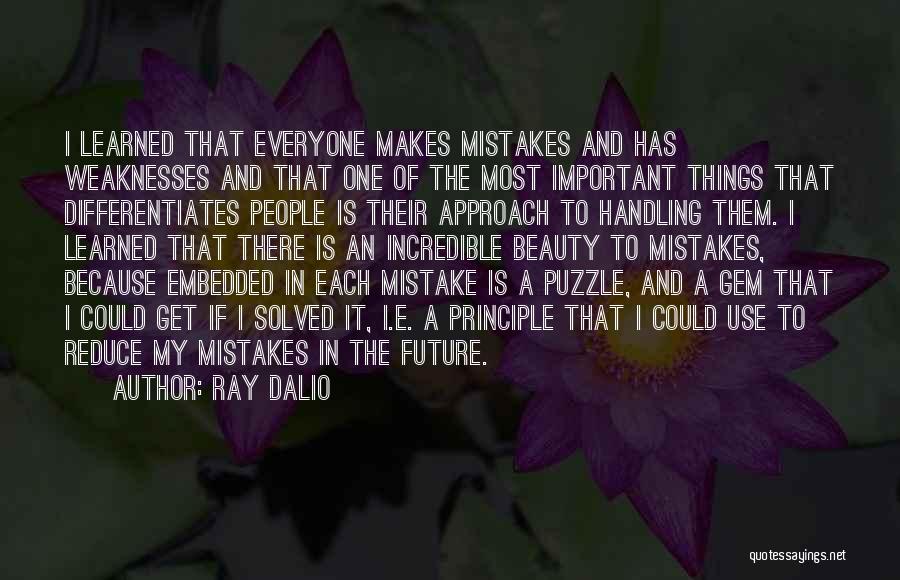 Mistakes And The Future Quotes By Ray Dalio