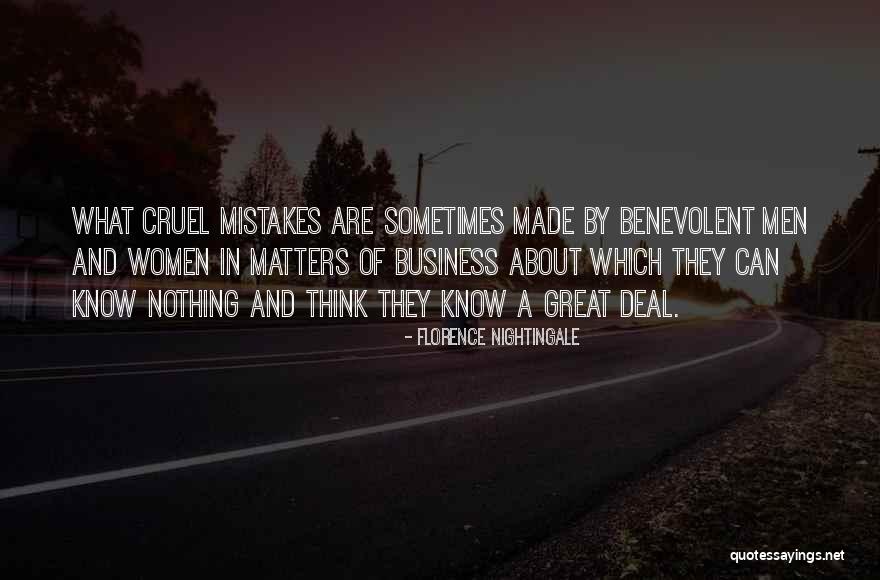Mistakes Business Quotes By Florence Nightingale Mistakes Business Quotes By Florence Nightingale