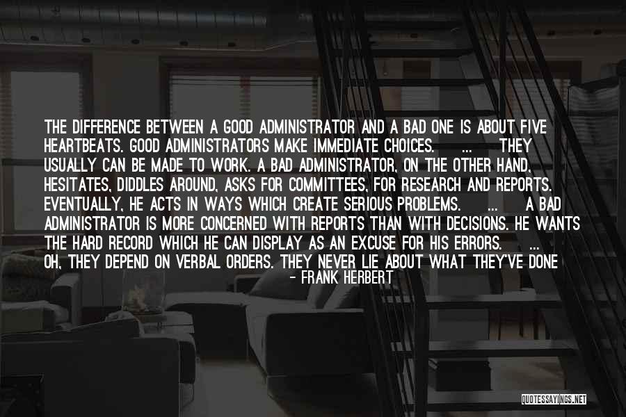 Mistakes In Work Quotes By Frank Herbert Mistakes In Work Quotes By Frank Herbert