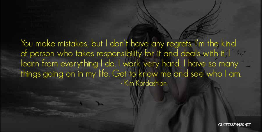 Mistakes In Work Quotes By Kim Kardashian