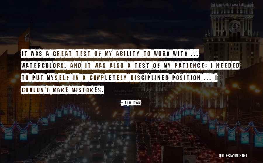 Mistakes In Work Quotes By Liu Dan Mistakes In Work Quotes By Liu Dan