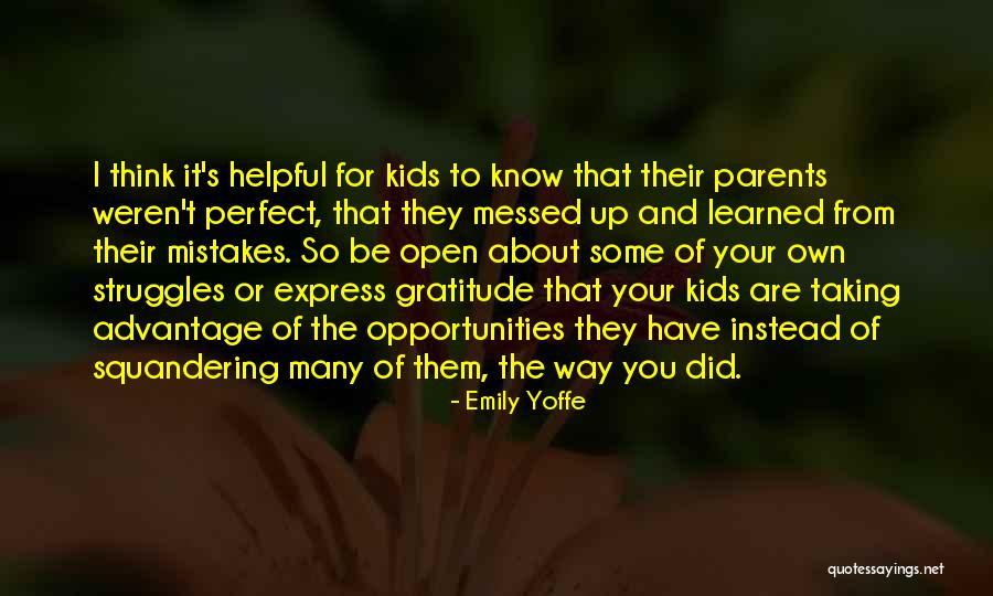 Mistakes Learned Quotes By Emily Yoffe Mistakes Learned Quotes By Emily Yoffe
