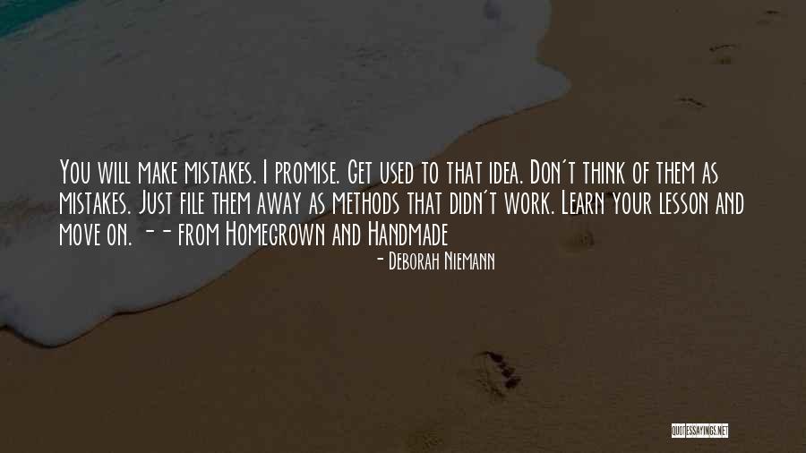 Mistakes To Success Quotes By Deborah Niemann Mistakes To Success Quotes By Deborah Niemann