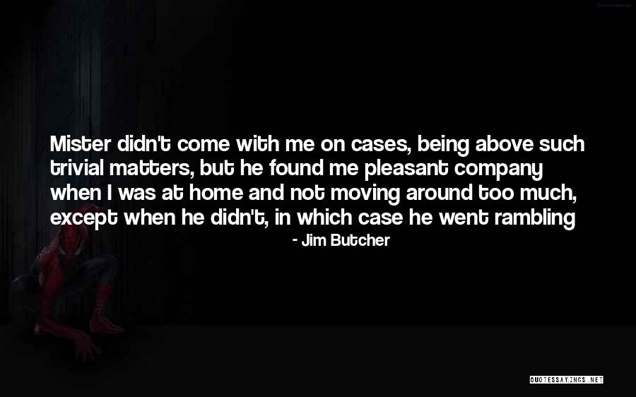 Mister T Quotes By Jim Butcher