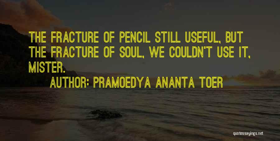 Mister T Quotes By Pramoedya Ananta Toer