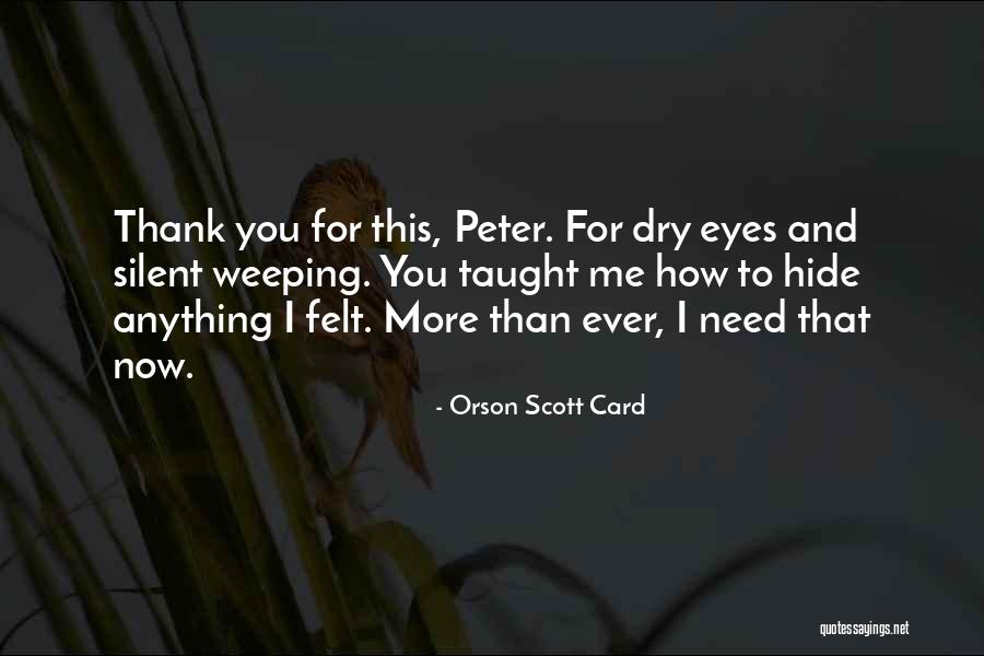 Mistermed Quotes By Orson Scott Card Mistermed Quotes By Orson Scott Card