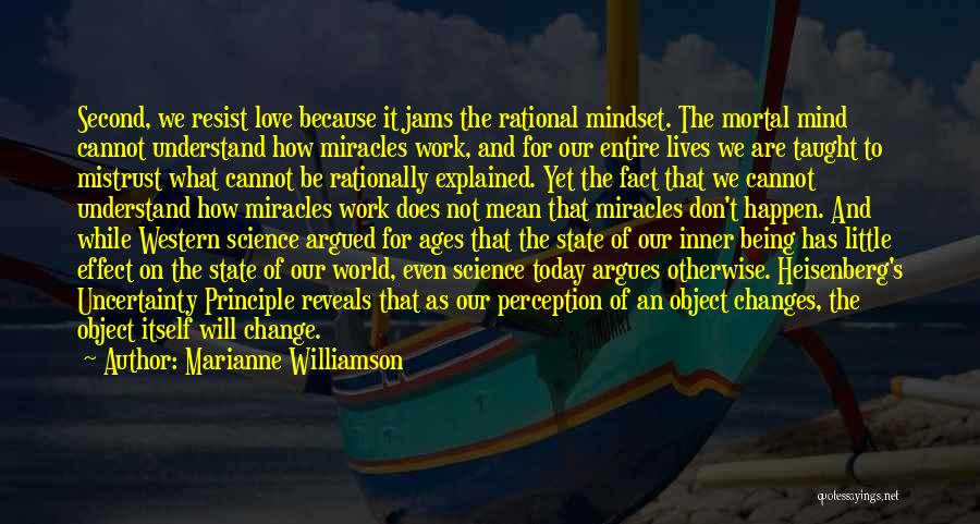 Mistrust In Love Quotes By Marianne Williamson
