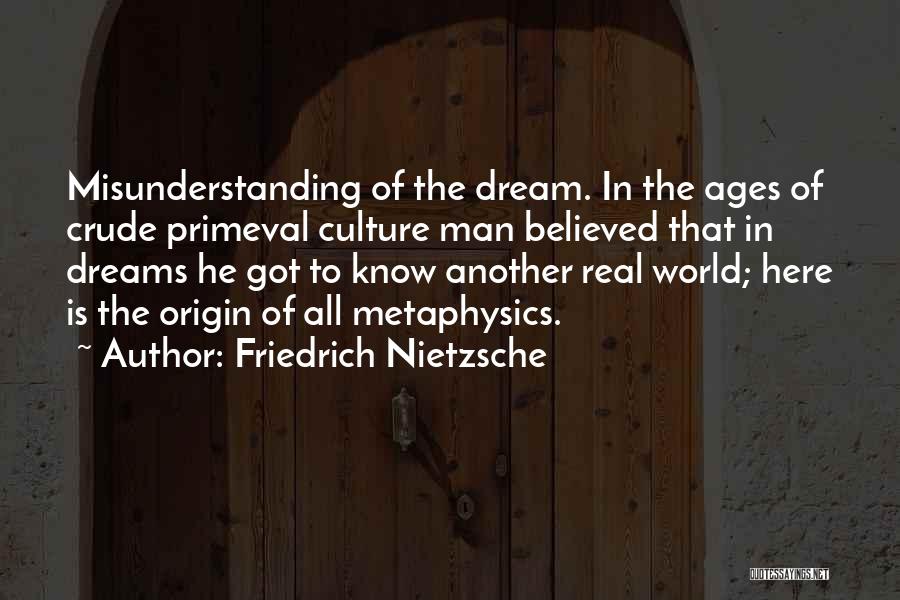 Misunderstanding Someone Quotes By Friedrich Nietzsche