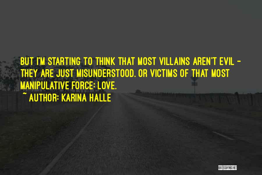 Misunderstood Evil Quotes By Karina Halle