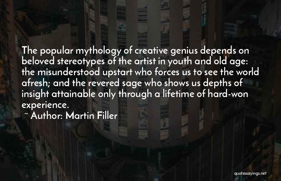 Misunderstood Youth Quotes By Martin Filler