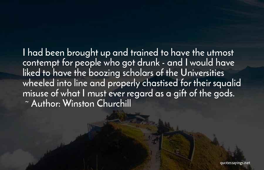 Misuse Me Quotes By Winston Churchill