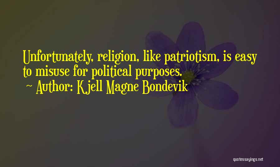 Misuse Of Religion Quotes By Kjell Magne Bondevik