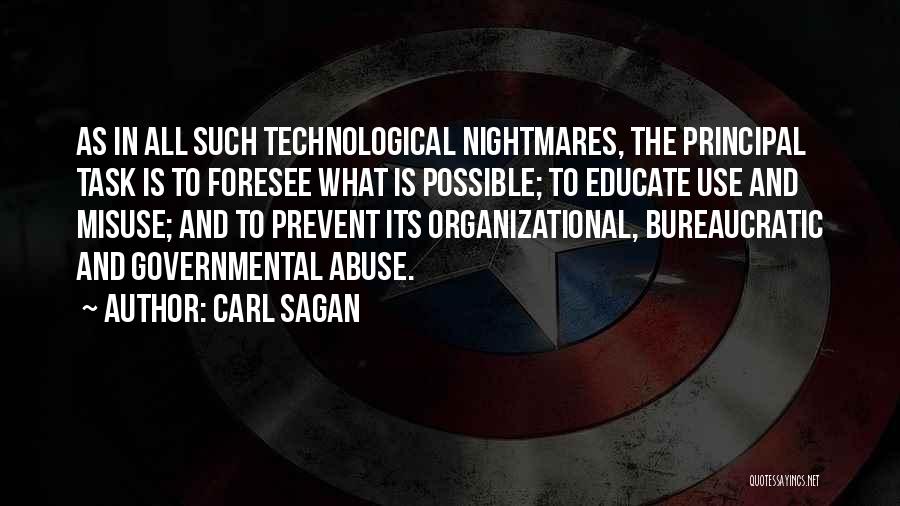 Misuse Of Technology Quotes By Carl Sagan