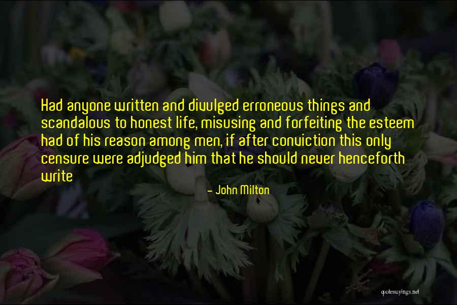 Misusing Quotes By John Milton