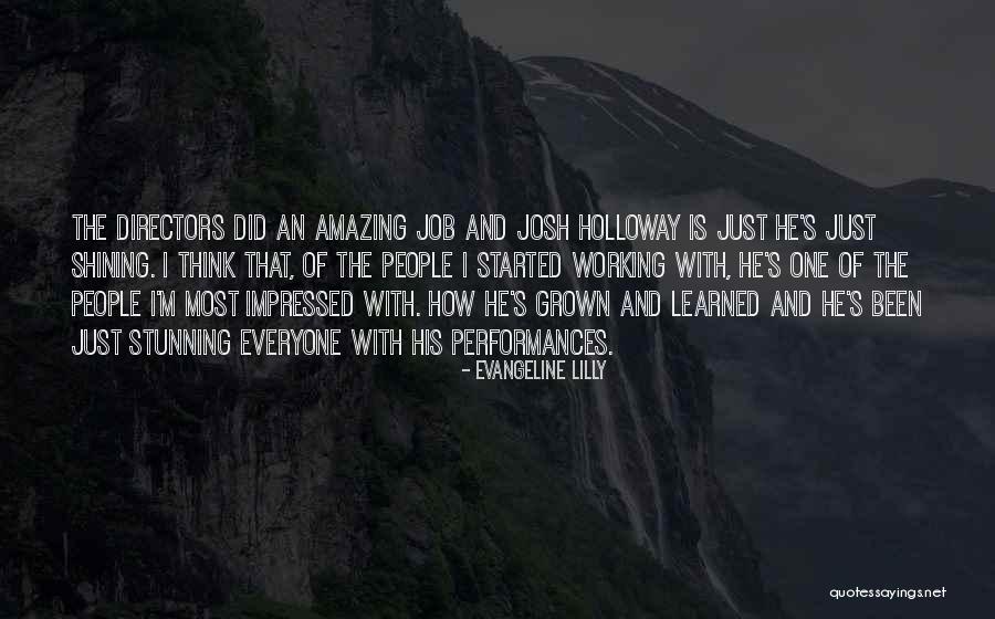 Mit Menschen Hueber Quotes By Evangeline Lilly Mit Menschen Hueber Quotes By Evangeline Lilly