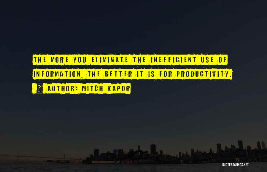 Mitch Kapor Quotes 327762