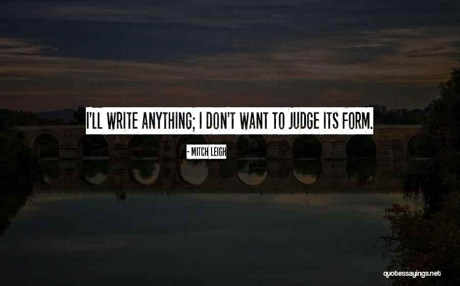 Mitch Leigh Quotes 802974 Mitch Leigh Quotes 802974