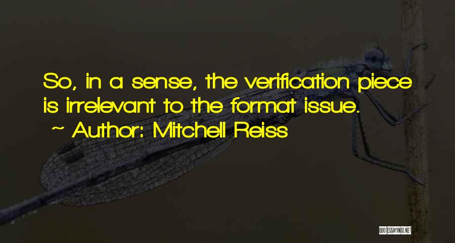 Mitchell Reiss Quotes 316643