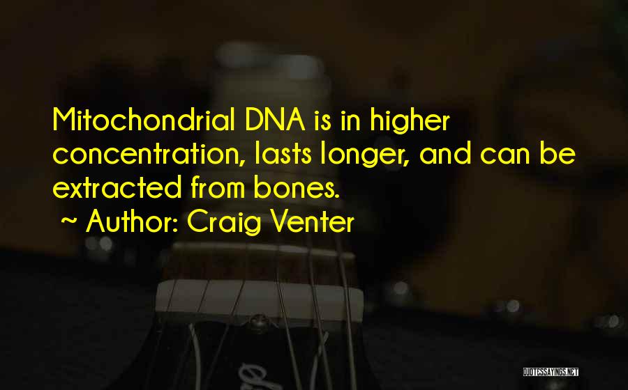 Mitochondrial Quotes By Craig Venter