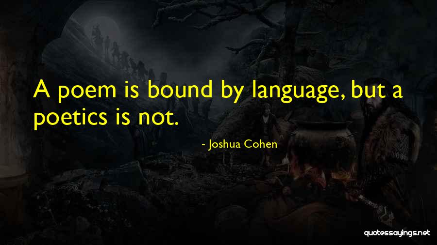 Mitsumune Quotes By Joshua Cohen