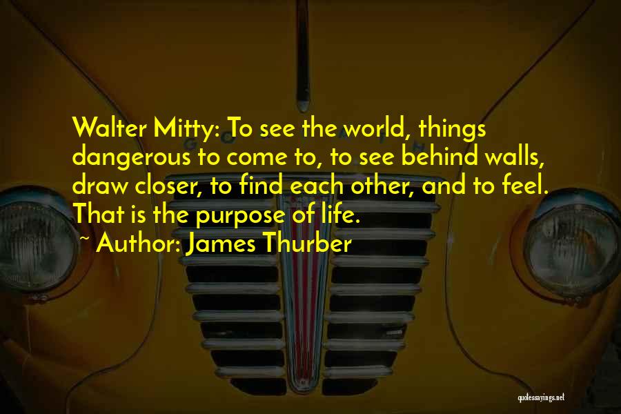 Mitty Walter Quotes By James Thurber